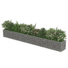 vidaXL Gabion Raised Bed Galvanized Steel 177.2"x19.7"x19.7"