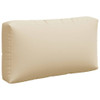 vidaXL Pallet Cushions 3 pcs Beige Fabric