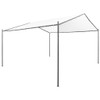 vidaXL Garden Gazebo 157.5"x157.5"x102.4" White 0.6 oz/ft