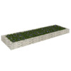 vidaXL Gabion Raised Bed Galvanized Steel 118.1"x39.4"x7.9"