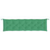 vidaXL Garden Bench Cushions 2pcs Green 78.7"x19.7"x2.8" Oxford Fabric