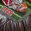 Utah OFFICIAL Collegiate "Home Field Advantage" Woven Tapestry Throw