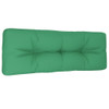 vidaXL Pallet Cushion Green 47.2"x15.7"x4.7" Fabric