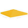 vidaXL 2-Tier Gazebo Top Cover 1 oz/ft 9.8'x9.8' Yellow