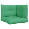 vidaXL Pallet Cushions 3 pcs Green Fabric