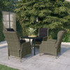 vidaXL 5 Piece Patio Dining Set Brown A949-3099650