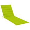 vidaXL Patio Sun Lounger with Cushion Gray Solid Acacia Wood A949-3061370