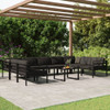 vidaXL 10 Piece Patio Lounge Set with Cushions Aluminum Anthracite A949-3107815