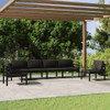 vidaXL 6 Piece Patio Lounge Set with Cushions Aluminum Anthracite A949-3107793