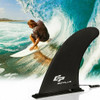 9 Inch Surf and SUP Detachable Center Single Fin for Longboard - Color: Black