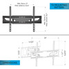 Full Motion TV mount for 47-86"