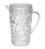 2.5 Quarts Water Pitcher with Lid, Paisley Unbreakable Plastic Pitcher, Drink Pitcher, Juice Pitche