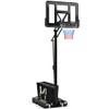 Portable Basketball Hoop with 4.6 to 10 Feet 10-Level Height Adjustable