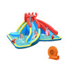 Inflatable Water Slide Bounce House with Water Cannon with 680W Blower - Color: Navy