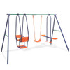 vidaXL Swing Set with 5 Seats Orange