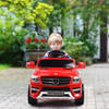 6V Mercedes Benz Kids Ride on Car with MP3+RC-Red - Color: Red