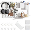 Pegboard Combination Kit Combination Wall Organizer with Magnets and Hooks