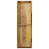 vidaXL Wall-mounted Coat Racks 2 pcs Solid Mango Wood 14.2"x43.3"x1.2"