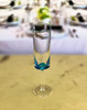 Oval Halo Plastic Champagne Flutes Set of 4 (4oz), Unbreakable Mimosa Glasses Plastic Champagne Gla