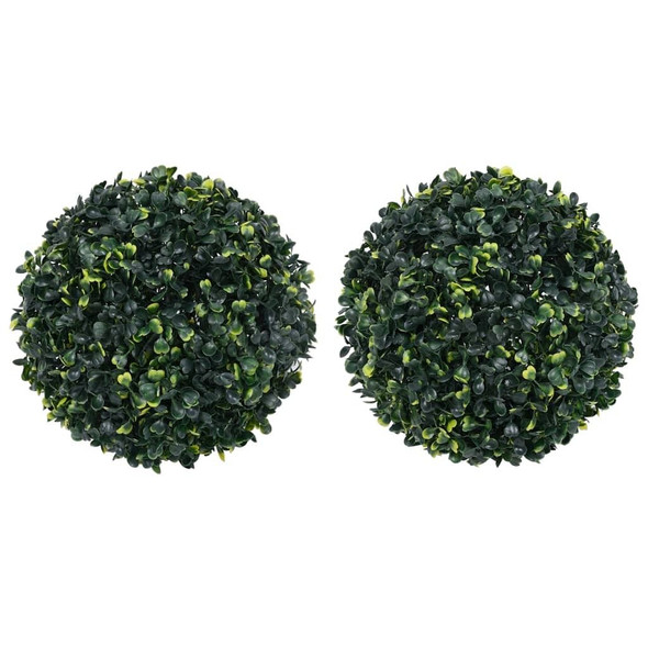 vidaXL Artificial Boxwood Balls 2 pcs 17.7"