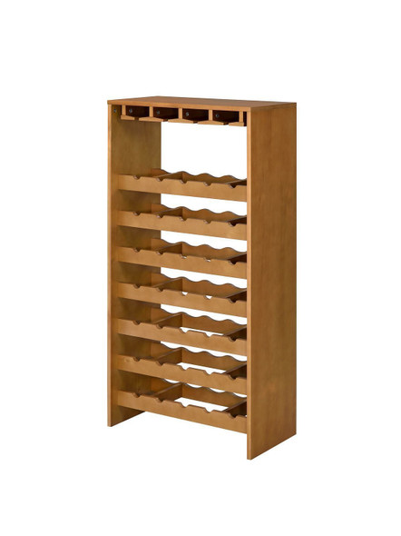 ACME Hanzi Wine Cabinet, Oak Finish 97838