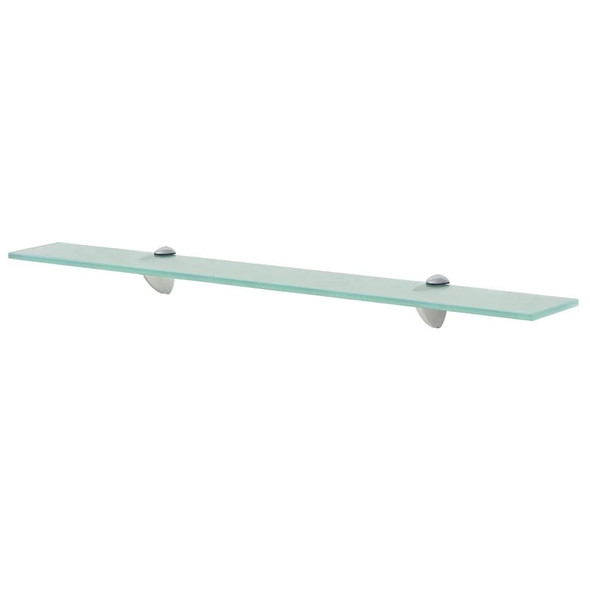 vidaXL Floating Shelves 2 pcs Glass 27.6"x3.9" 0.3"