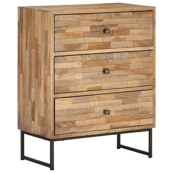 vidaXL Sideboard Reclaimed Teak Wood 23.6"x11.8"x29.5"