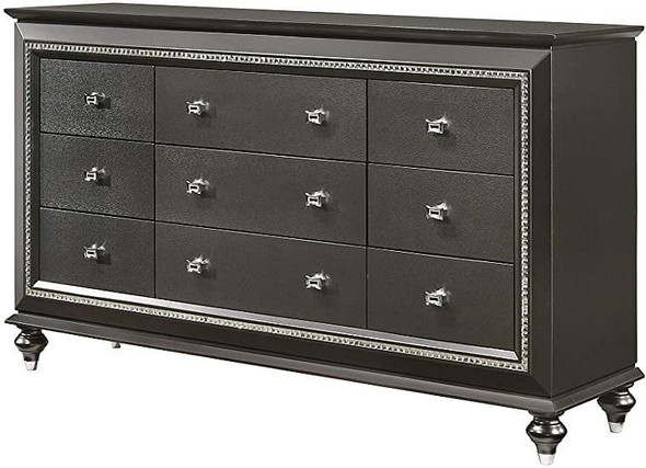 ACME Kaitlyn Dresser, Metallic Gray 27285