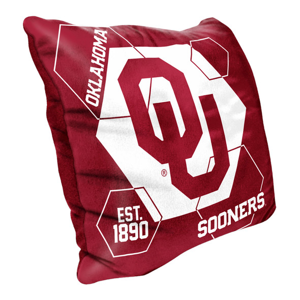 Oklahoma OFFICIAL NHL "Connector" Double Sided Velvet Pillow; 16" x 16"