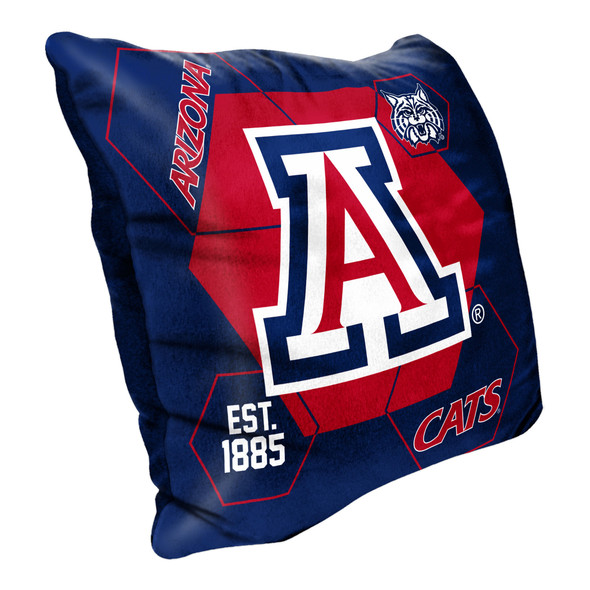 Arizona OFFICIAL NHL "Connector" Double Sided Velvet Pillow; 16" x 16"