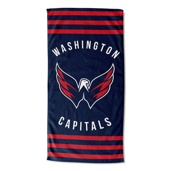 Capitals OFFICIAL "Stripe" Beach Towel