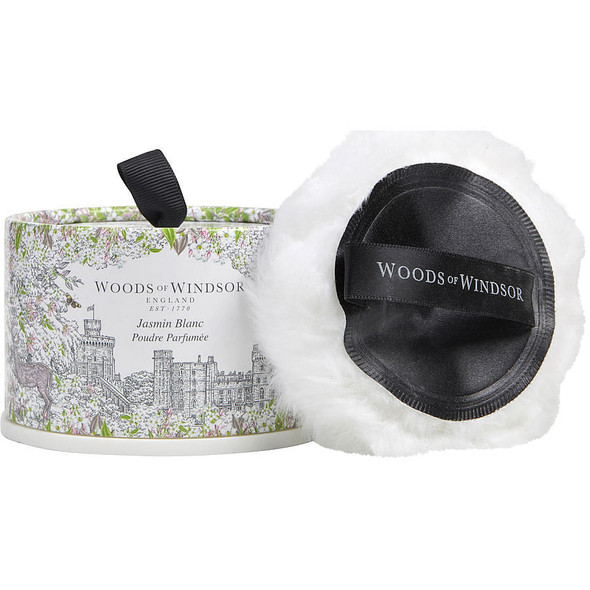WOODS OF WINDSOR WHITE JASMINE by Woods of Windsor (WOMEN) - DUSTING POWDER 3.5 OZ