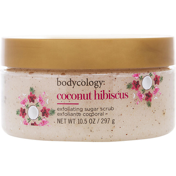 BODYCOLOGY COCONUT HIBISCUS by Bodycology (WOMEN) - EXFOLIATING SUGAR SCRUB 10.5 OZ