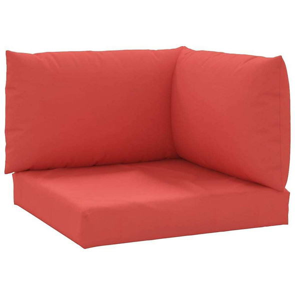 vidaXL Pallet Cushions 3 pcs Red Oxford Fabric