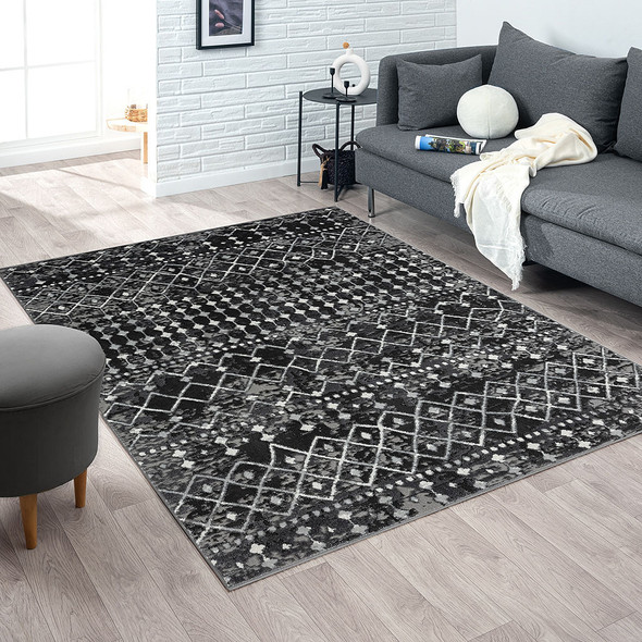 Moroccan Global Woven Area Rug S250-D0100H7SM36