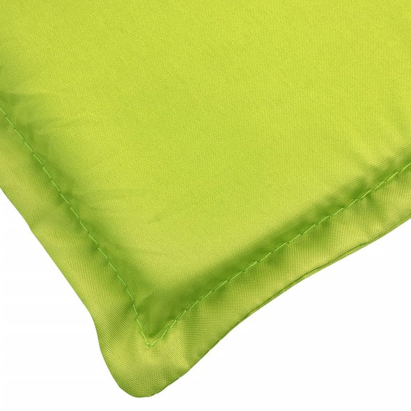 vidaXL Deck Chair Cushion Bright Green (29.5"+41.3")x19.7"x1.6"