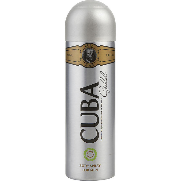 CUBA GOLD by Cuba (MEN) - BODY SPRAY 6.6 OZ