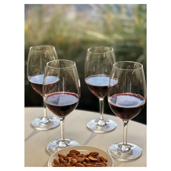 Plastic Wine Glasses Set of 4 (20oz), BPA Free Tritan Wine Glass Set, Unbreakable Red Wine Glasses,