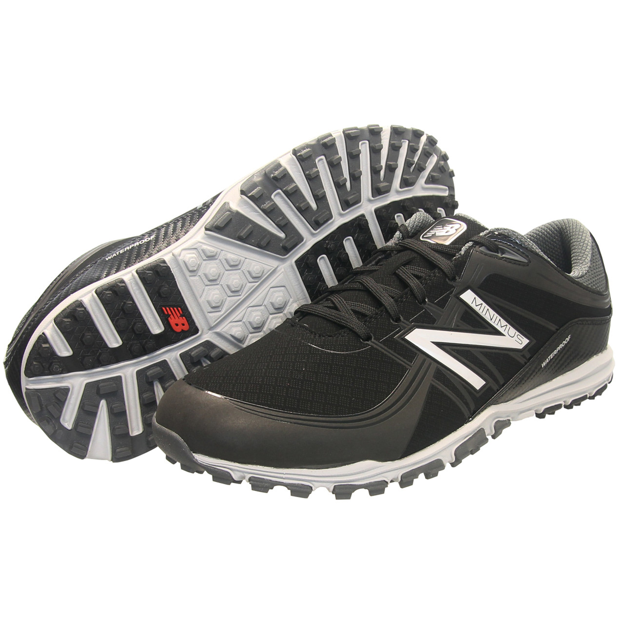 new balance men's minimus sl waterproof spikeless comfort golf shoe