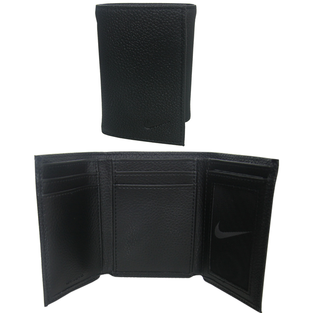 nike leather trifold wallet