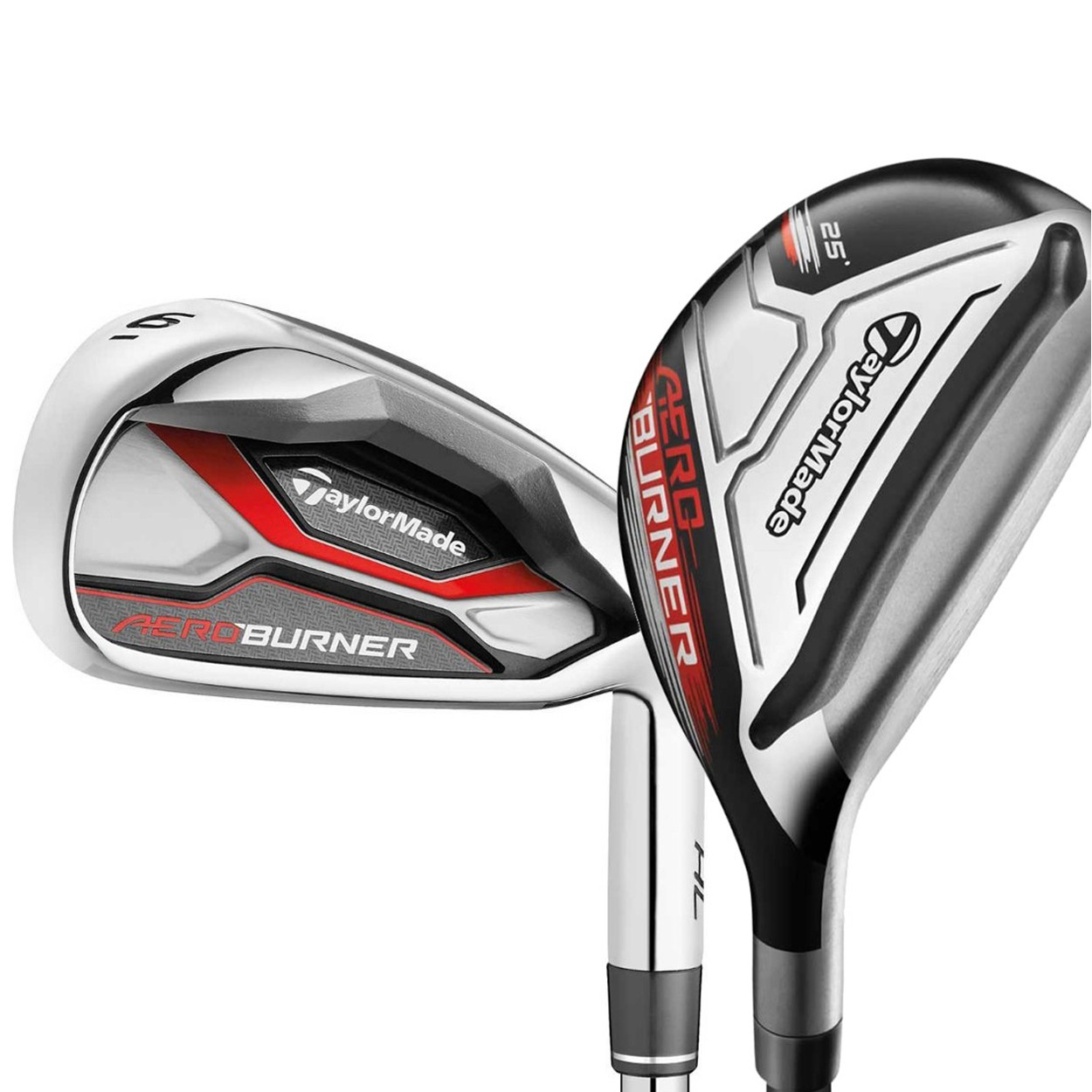 TaylorMade AeroBurner HL Combo Hybrid Irons (#3h-#4h, 5-PW
