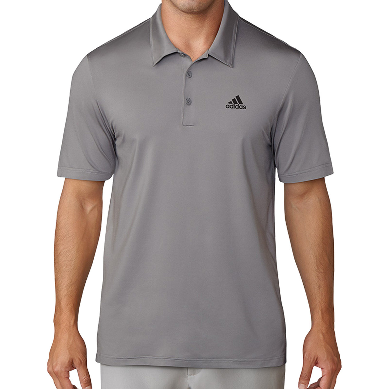 Adidas Golf Men's Solid Polo Shirt - GolfEtail.com