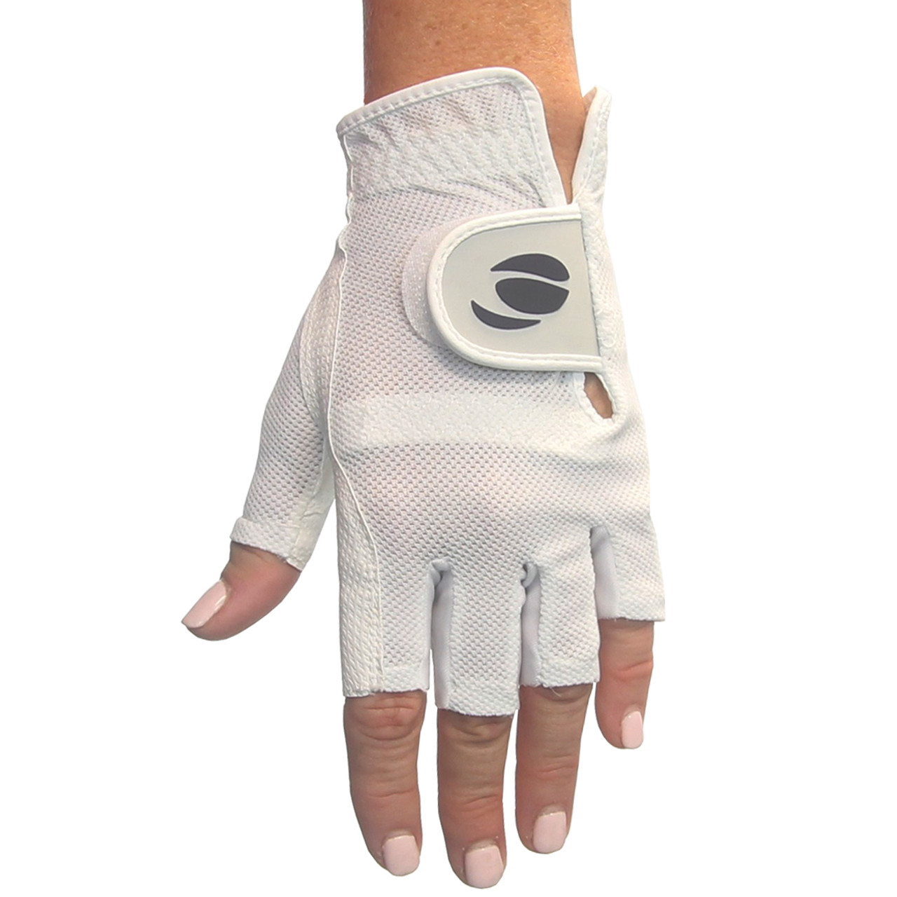 【MUNSINGWEAR GOLF】 Women's Mesh Nail Cut Gloves /追跡付 Orlimar Allante Women's Half Mesh Finger-Less Golf Gloves (3