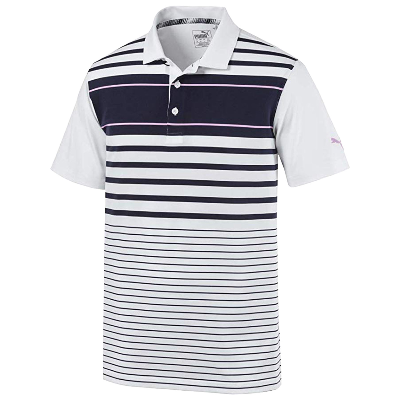 puma striped polo shirt