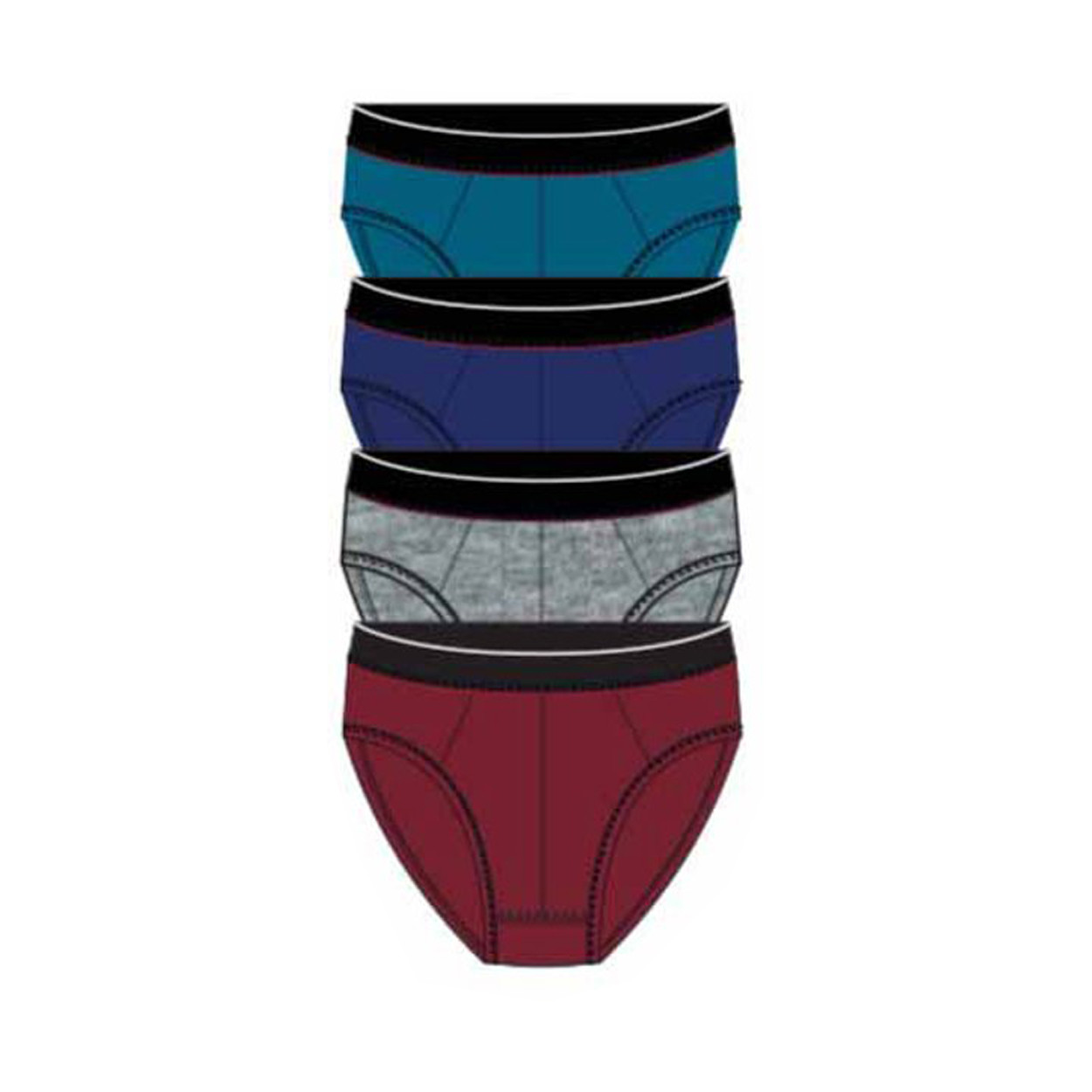 PGA Tour Golf Men's Sport Briefs Underwear (4Pack)