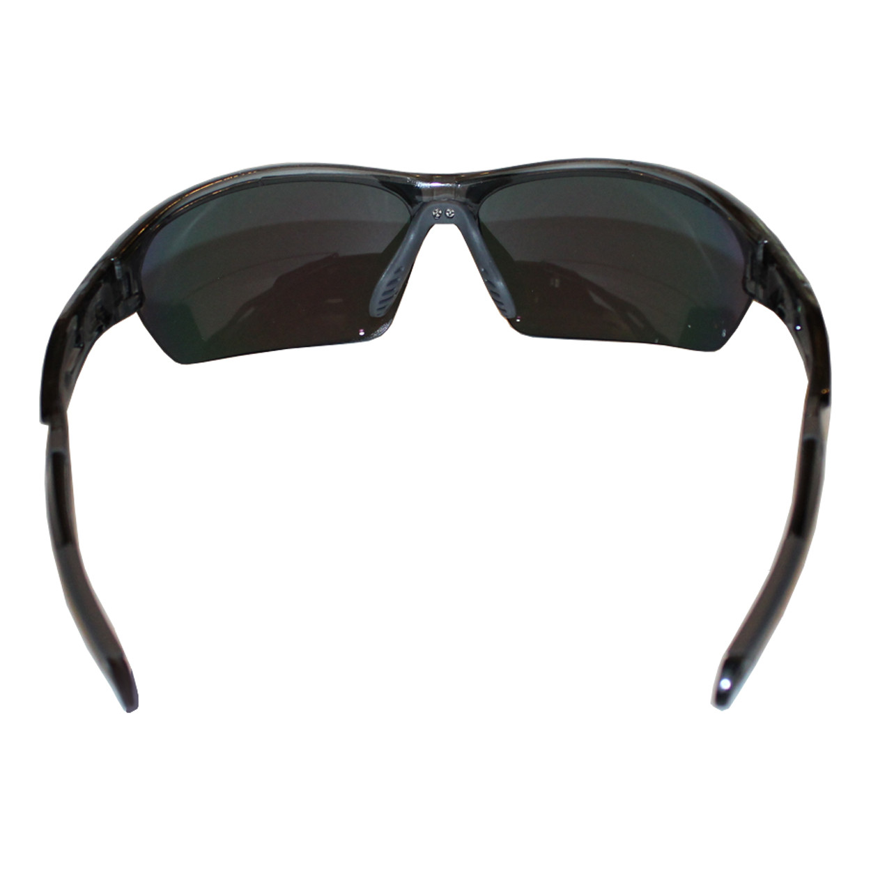 RAZE Pursuit Lunettes De Soleil Sport Blanches - Verres Miroir Noir Protection UV400