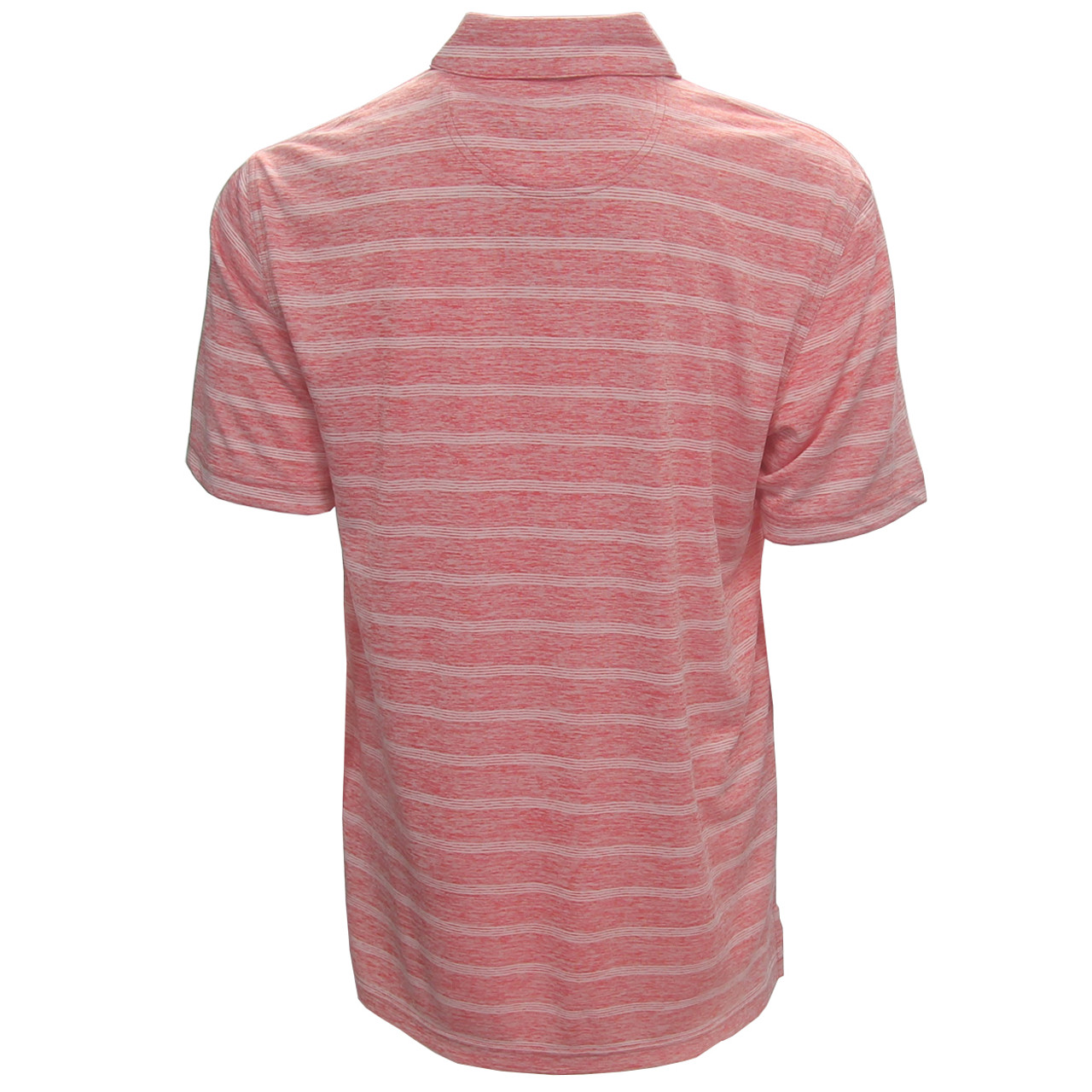 Oxford America Men's Hartley Heather Striped Polo Shirt - GolfEtail.com