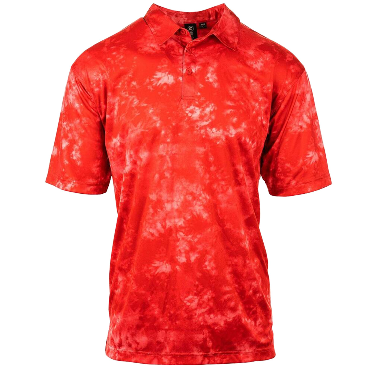 mens tie dye golf shirt