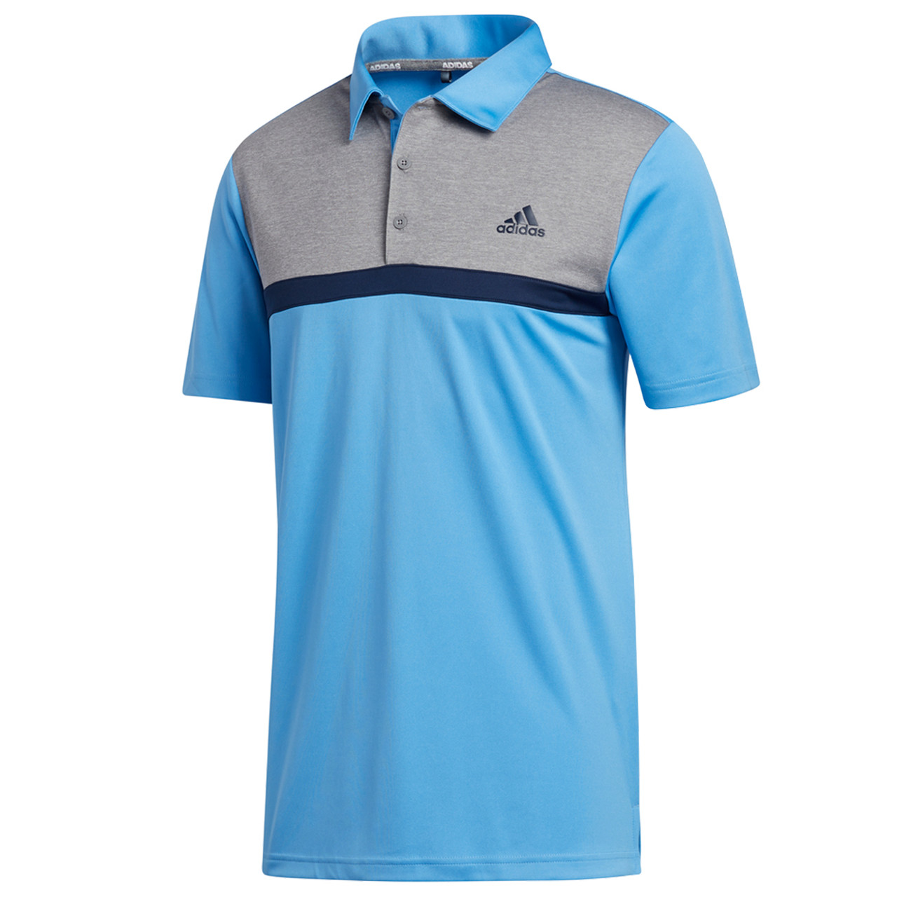 Adidas Golf Colorblocked Novelty Polo Shirt - GolfEtail.com