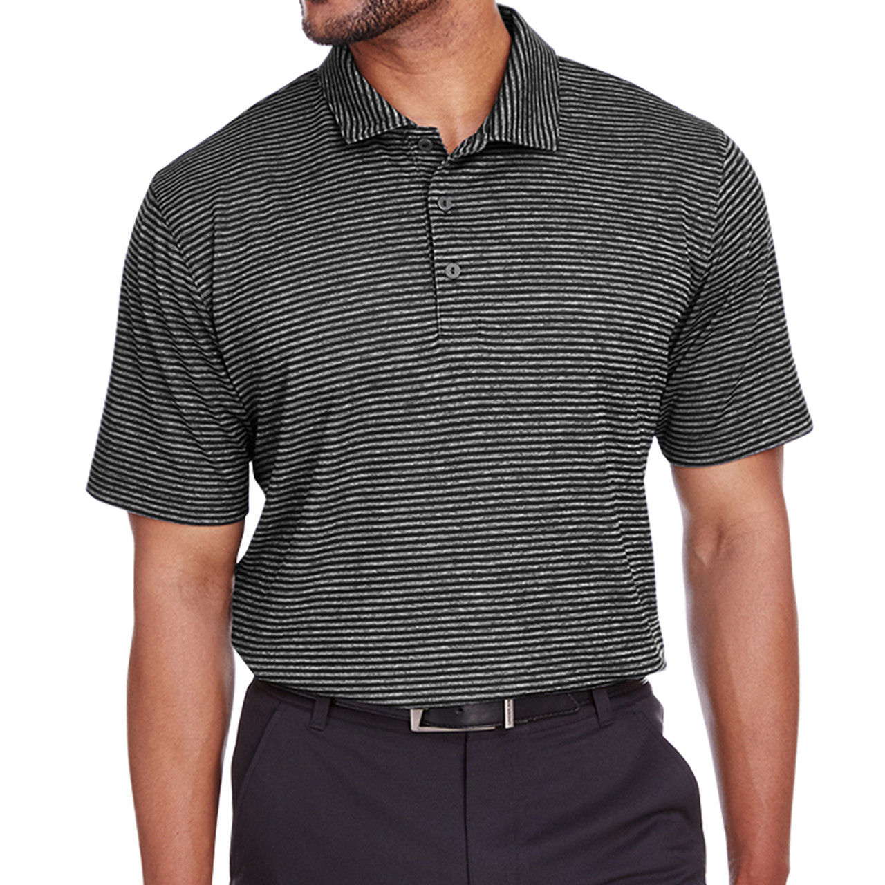 PUMA Golf Men's Performance Stripe Polo Golf Shirt - GolfEtail.com